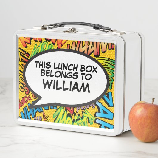 Gepersonaliseerde Fun Comic Book Speech Bubble (In situ)