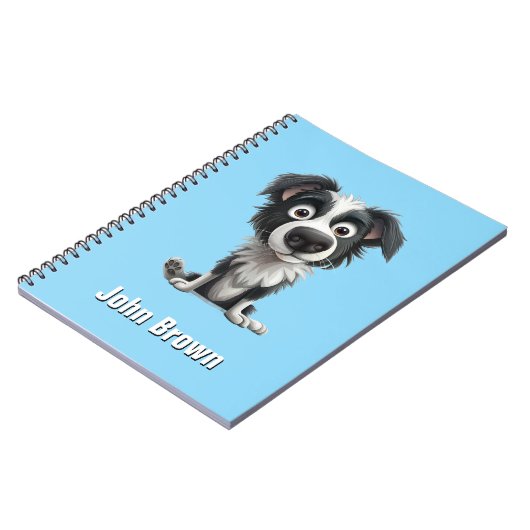 Gepersonaliseerde Fun Modern Kind's Back-to-School Notitieboek (Linkerzijde)