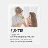 Gepersonaliseerde Functie Definitie Quote Fleece Deken (Voorkant)