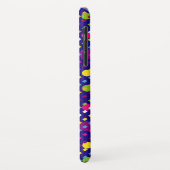 Gepersonaliseerde Funky Circles, Dashes Patroon Ma Case-Mate iPhone Case (Achterkant/links)