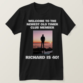 Gepersonaliseerde Funny 40th Milestone Birthday T- T-shirt