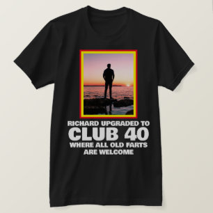 Gepersonaliseerde Funny 40th Milestone Birthday T- T-shirt
