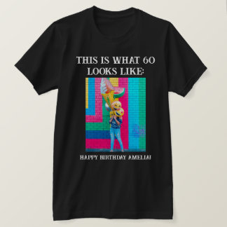 Gepersonaliseerde Funny 60th Milestone Birthday T- T-shirt