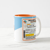 Gepersonaliseerde Funny Prescription Coffee Mok (Voorkant rechts)