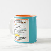 Gepersonaliseerde Funny Prescription Coffee Mok (Voorkant links)