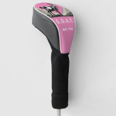 Gepersonaliseerde G.O.A.T. Golf Driver Hoesje Golfheadcover (Schuin)