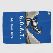 Gepersonaliseerde G.O.A.T. Golfhanddoek (Horizontaal)