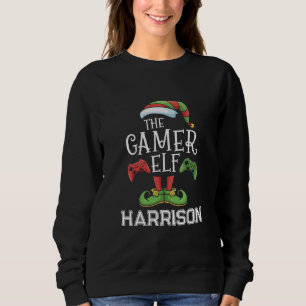 Gepersonaliseerde Gamer Elf Kerst Video Gamen Trui