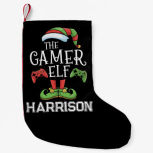 Gepersonaliseerde Gamer Elf Kerstmis Video Gamen  Kleine Kerstsok