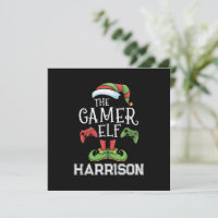 Gepersonaliseerde Gamer Elf Kerstmis Video Gaming