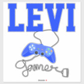 Gepersonaliseerde gamer sticker (Vel)