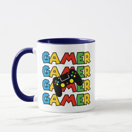 Gepersonaliseerde Gaming Gift, Retro Gaming Mok (Links)