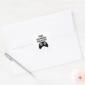 Gepersonaliseerde gaming snacks cadeau Sticker (Envelop)