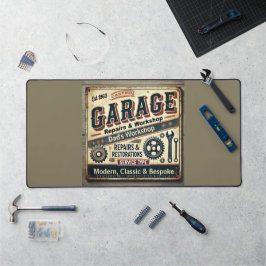 Gepersonaliseerde  Garage Desk Mat