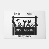 Gepersonaliseerde garage deurmat (Voorkant)