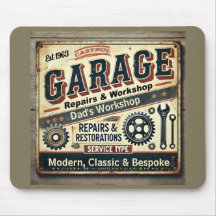 Gepersonaliseerde  Garage Mousepad