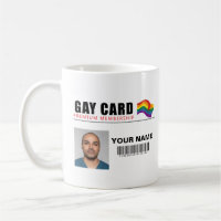 Gepersonaliseerde Gay Mok Grappig Gift Joke Gay Id