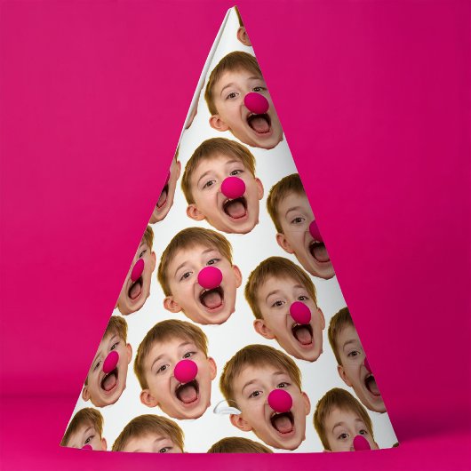 Gepersonaliseerde Geboortedatum van Gezicht Knippe Feesthoedjes