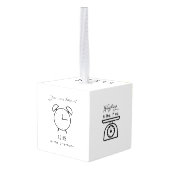 Gepersonaliseerde geboortestatus Ornament (Achter hoekig)