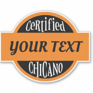 Gepersonaliseerde gecertificeerde Chicano auto sti Sticker