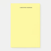Gepersonaliseerde Geel Post-it® Notes (Voorkant)