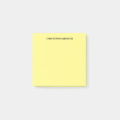 Gepersonaliseerde Geel Post-it® Notes (Voorkant)