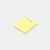 Gepersonaliseerde Geel Post-it® Notes (Schuin)