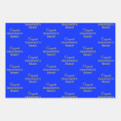 Gepersonaliseerde Gefeliciteerd Afstuderen Naam! G Inpakpapier Vel (Voorkant)