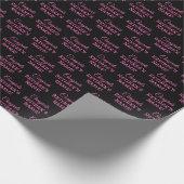 Gepersonaliseerde Gefeliciteerd met pensioen! Heet Cadeaupapier (Hoek)