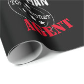 Gepersonaliseerde geheim agent / spion top geheim cadeaupapier (Rol Hoek)