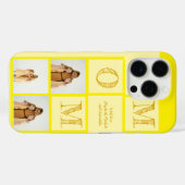 Gepersonaliseerde Gele iPhone Case–Aangepaste Foto Case-Mate iPhone Case (Achterkant (horizontaal))