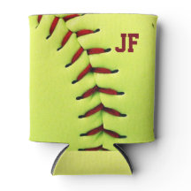 Gepersonaliseerde gele softball