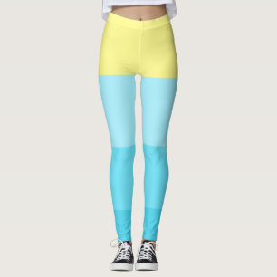 Gepersonaliseerde gemengde kleurstreep leggings