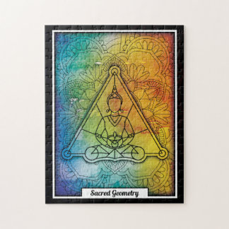 Gepersonaliseerde Geometrie Boeddha Legpuzzel