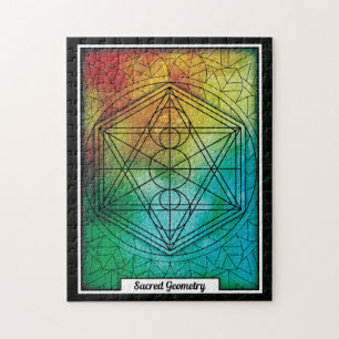 Gepersonaliseerde Geometrie Mandala Legpuzzel
