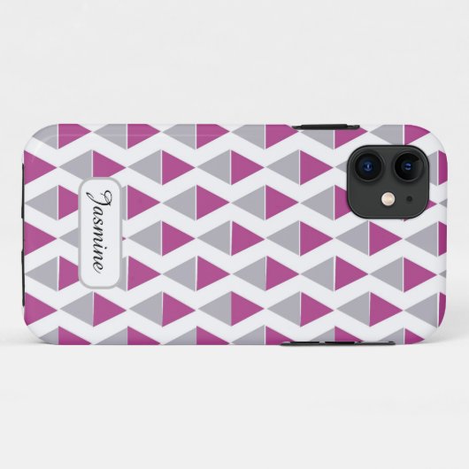 Gepersonaliseerde geometrische patroon iPhone 11 H Case-Mate iPhone Case (Achterkant (horizontaal))