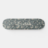 Gepersonaliseerde Geometrische Tegel Skateboard Sc (Horizontaal)
