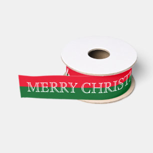 Gepersonaliseerde Gepersonaliseerd kerst Grosgrain Lint
