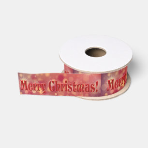 Gepersonaliseerde Gepersonaliseerd kerstboomkorrel Grosgrain Lint