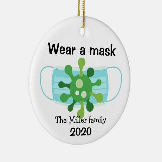 Gepersonaliseerde Germ Draag een Ornament van het (Rechts)