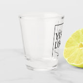 Gepersonaliseerde geschenken Aangepaste Cadeaus Fo Shot Glas (Links)