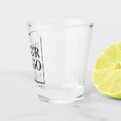 Gepersonaliseerde geschenken Aangepaste Cadeaus Fo Shot Glas (Rechts)