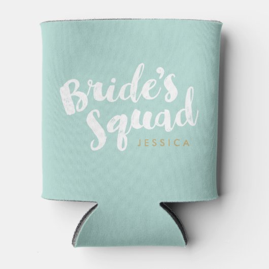 Gepersonaliseerde geschenken van Mint Bride's Squa Blikjeskoeler (Voorkant)