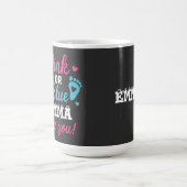 Gepersonaliseerde Geslacht Onthullen Roze of Blauw Magische Mok (Midden)