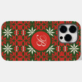 Gepersonaliseerde gevierde Kerstmis/winter Case-Mate iPhone Case (Achterkant (horizontaal))