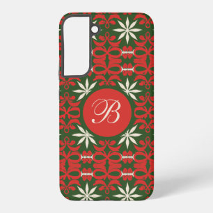 Gepersonaliseerde gevierde Kerstmis/winter Samsung Galaxy Hoesje