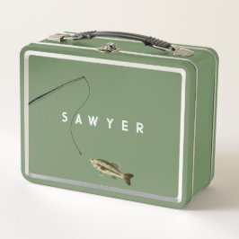 Gepersonaliseerde Gevist metalen lunchbox