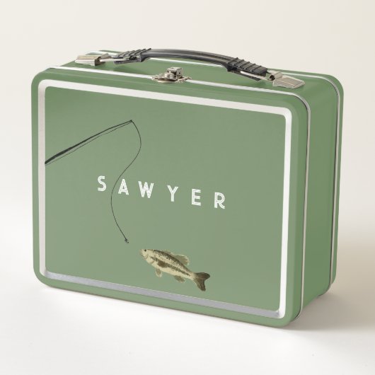 Gepersonaliseerde Gevist metalen lunchbox (Voorkant)