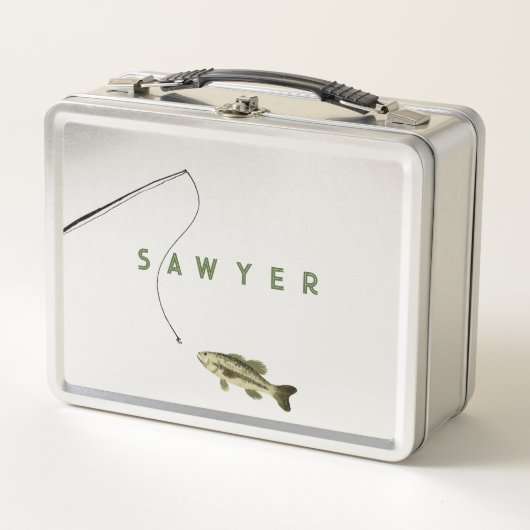 Gepersonaliseerde Gevist metalen lunchbox (Voorkant)