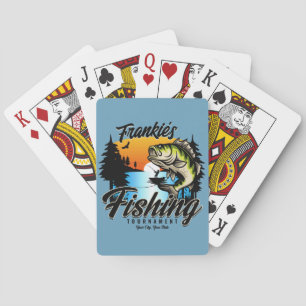 Gepersonaliseerde Geviste vissenforel Pokerkaarten